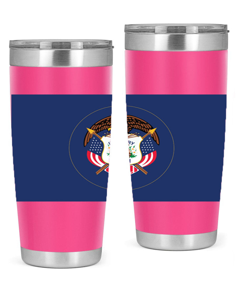 Utah 8#- Us Flags- Tumbler