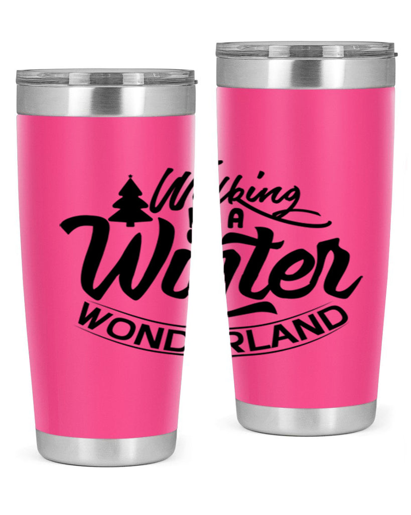 Walking In A Winter Wonderland 435#- winter- Tumbler