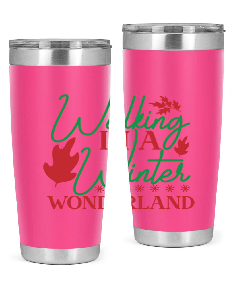 Walking In A Winter Wonderland 438#- winter- Tumbler