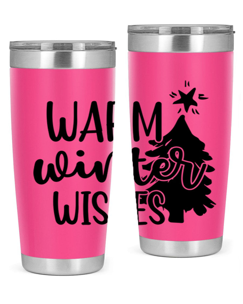 Warm Winter Wishes 451#- winter- Tumbler