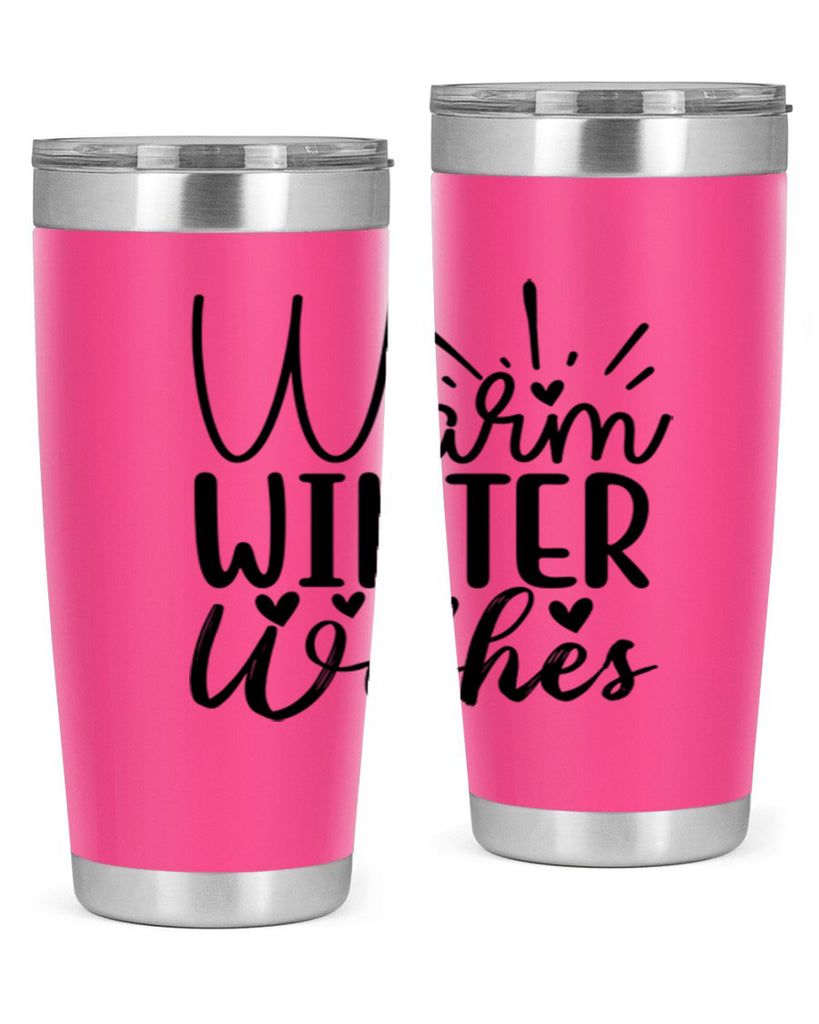 Warm Winter Wishes 454#- winter- Tumbler