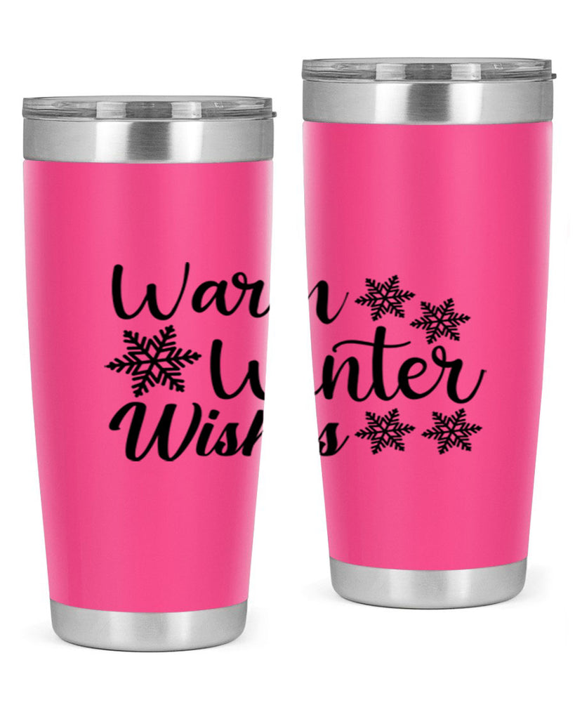 Warm Winter Wishes 466#- winter- Tumbler
