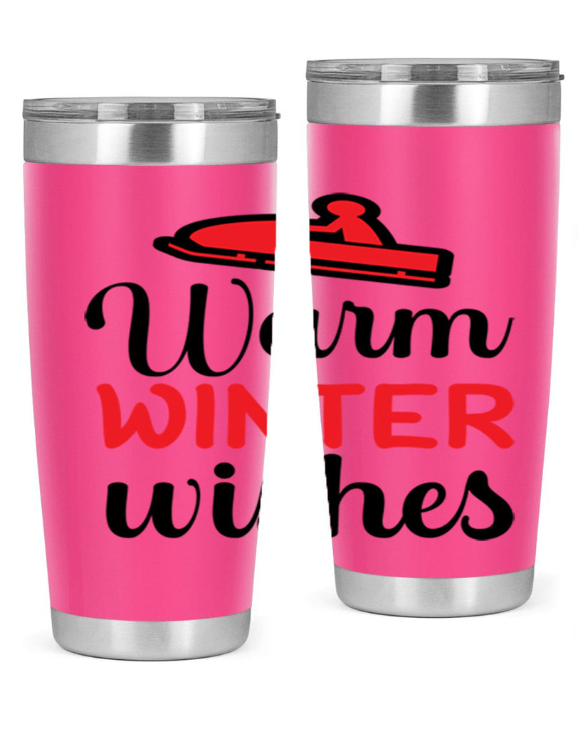 Warm winter wishes 452#- winter- Tumbler
