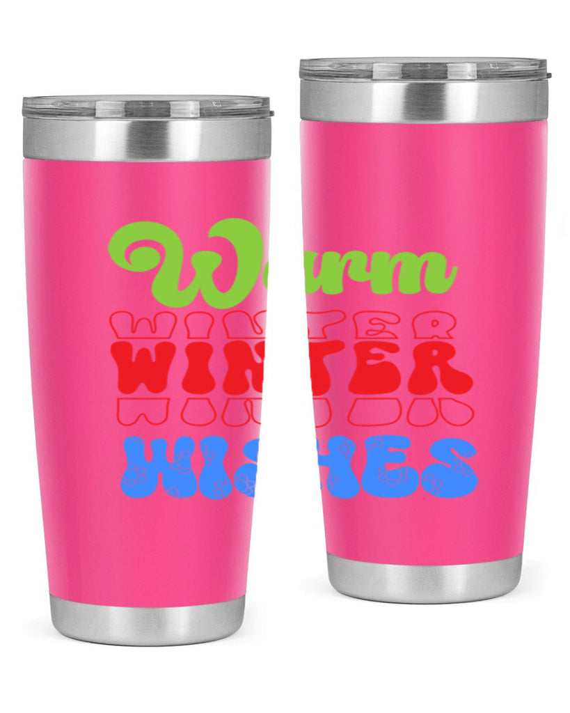 Warm winter wishes 458#- winter- Tumbler