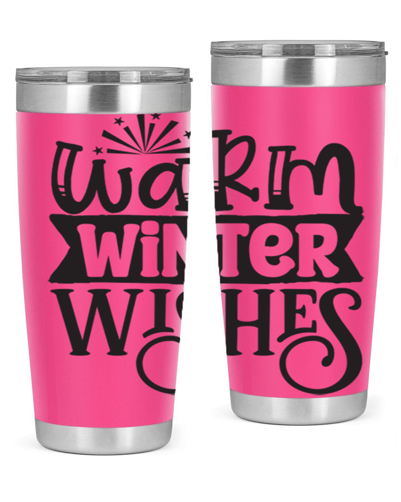Warm winter wishes 462#- winter- Tumbler
