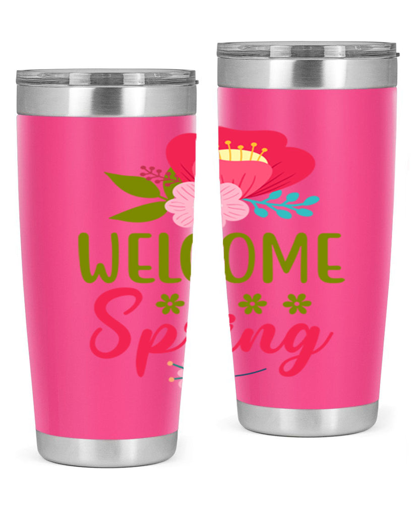 Welcome Spring 582#- spring- Tumbler