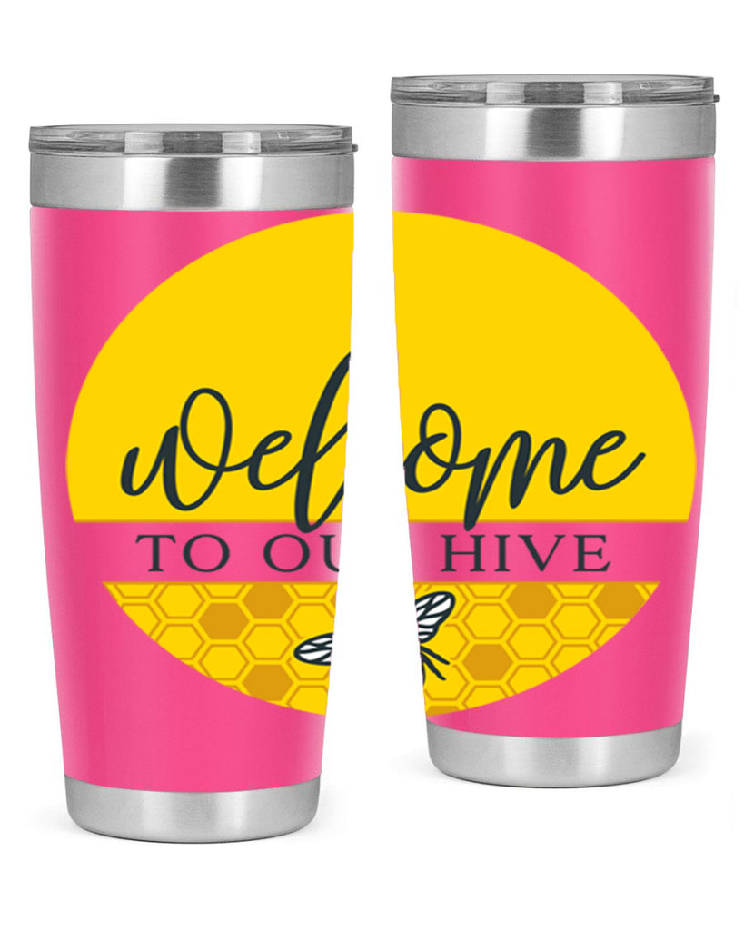 Welcome to our Hive complete yellow590#- spring- Tumbler