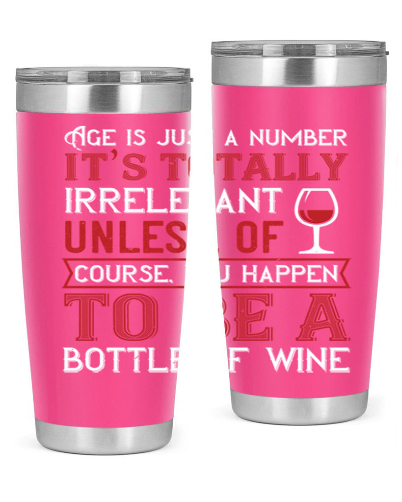 age is just a number its totaly 92#- wine- Tumbler