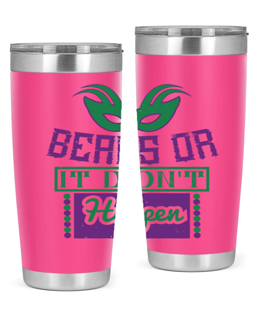 beads or it didnt happen 27#- mardi gras- Tumbler