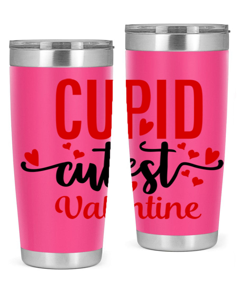cupid cutest valentine 72#- valentines day- Tumbler