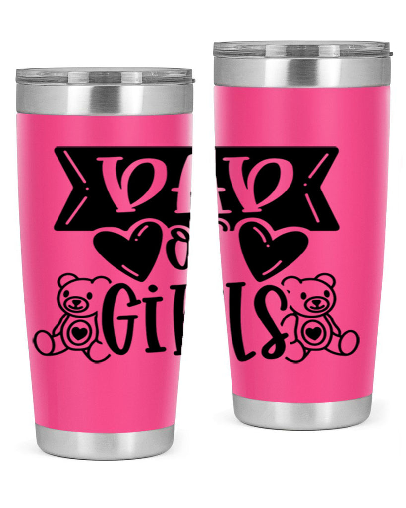 dad of girls 60#- fathers day- Tumbler