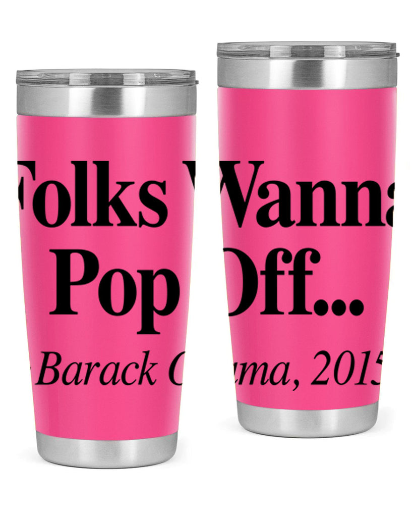 folks wanna pop off 151#- black words phrases- Cotton Tank