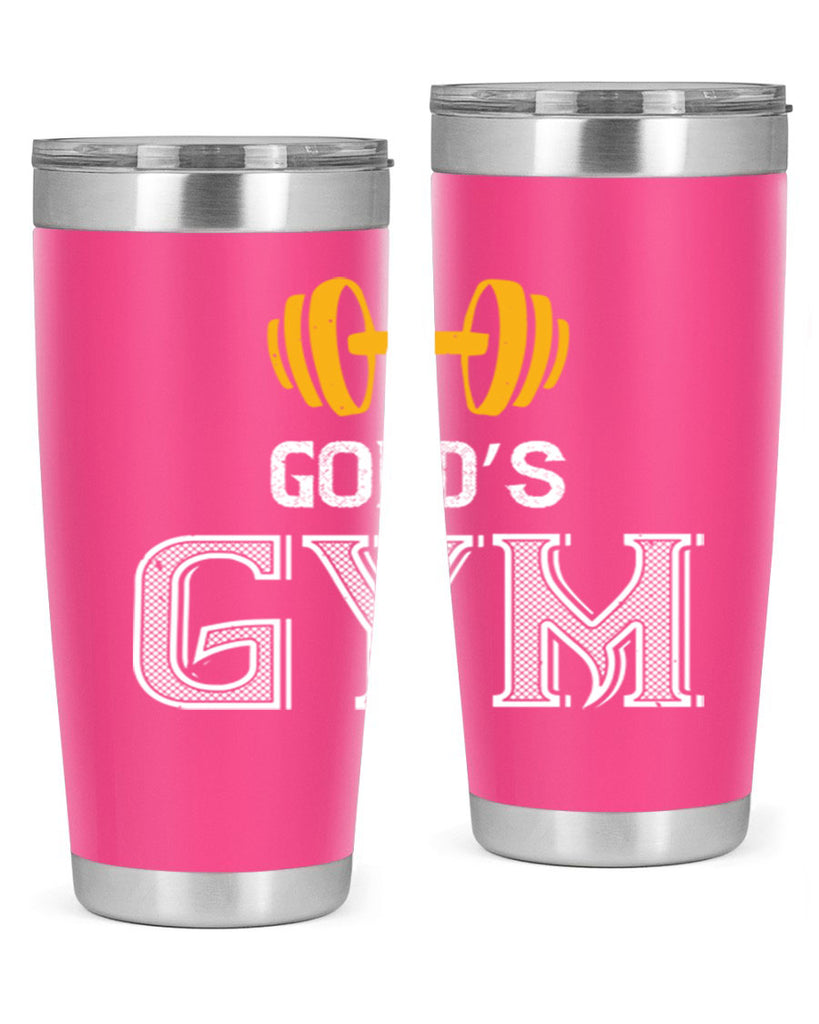 gold gym 101#- gym- Tumbler