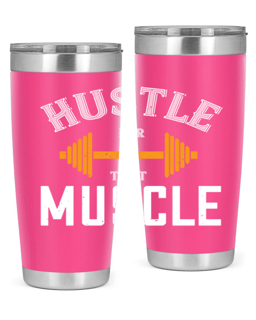 hustel for that muscle 92#- gym- Tumbler
