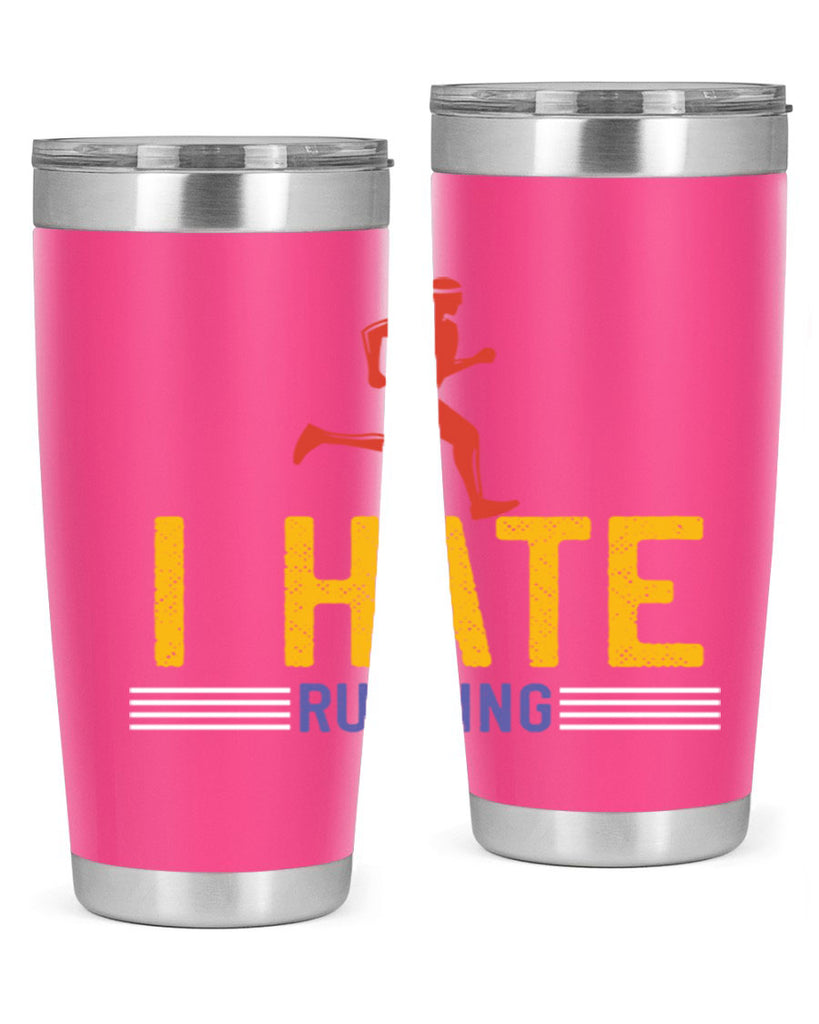 i hate running 40#- running- Tumbler