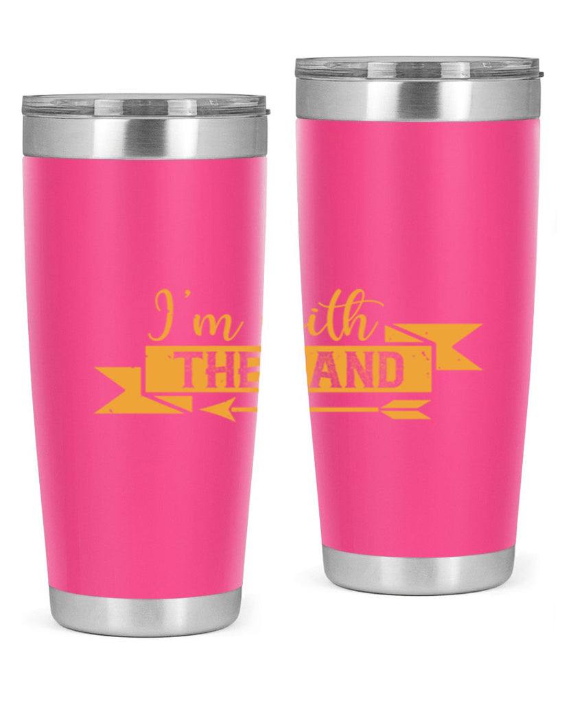 i’m with the band 58#- mardi gras- Tumbler