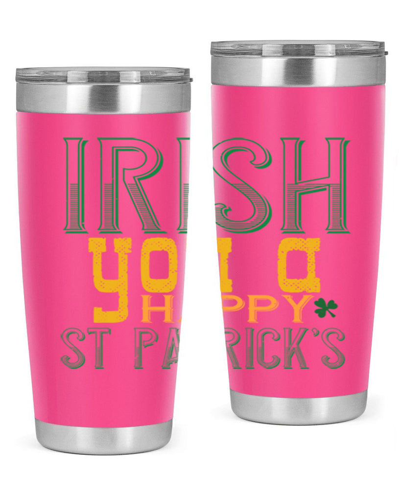 irish you a happy st patrick’s Style 132#- St Patricks Day- Tumbler