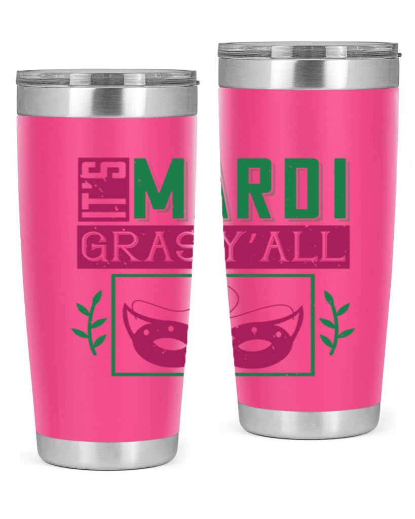 it’s mardi gras y’all 60#- mardi gras- Tumbler