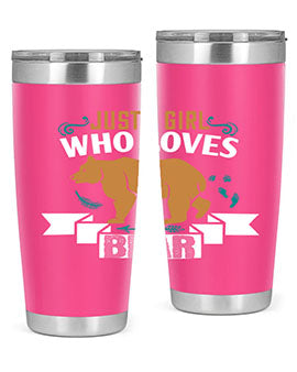 just a girl who loves bear 19#- Bears- Tumbler