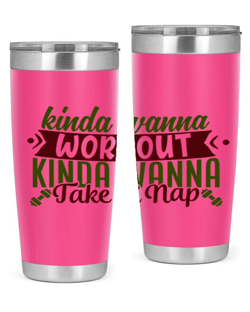 kinda wanna workout kinda wanna take a nap 34#- gym- Tumbler