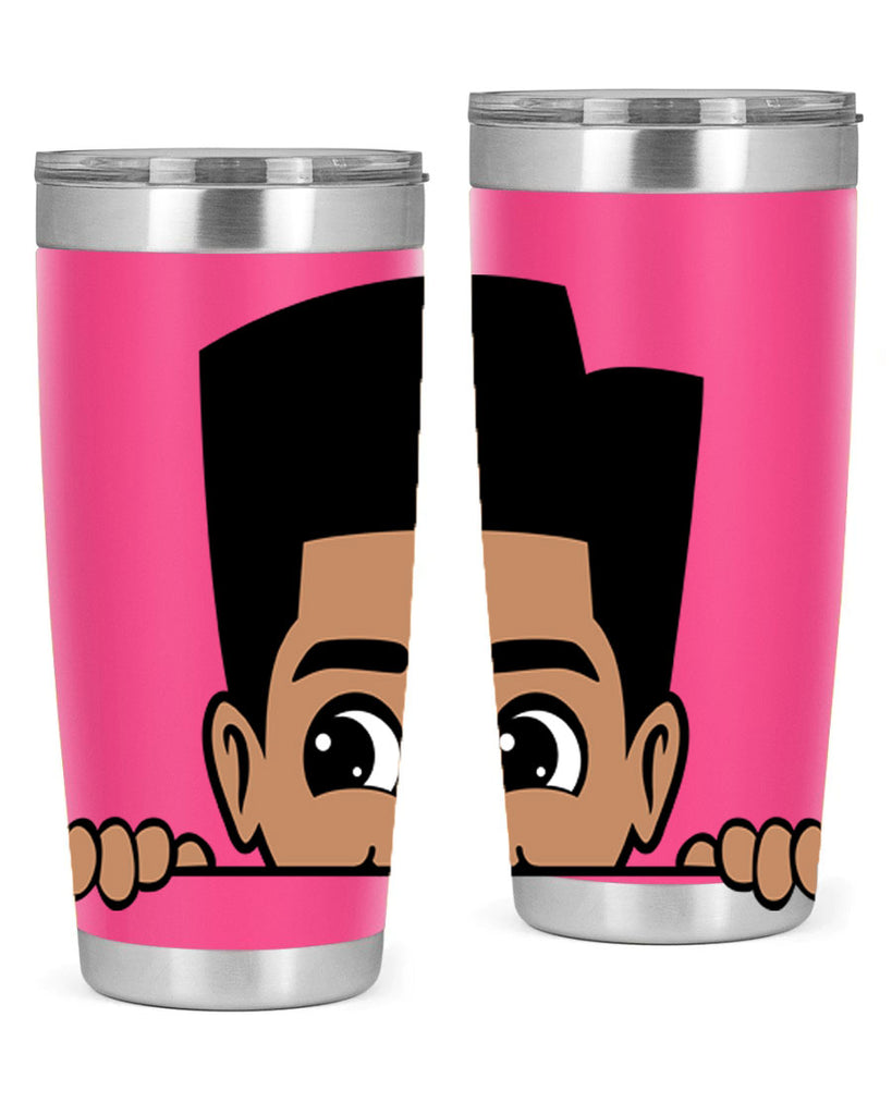 peekaboo boy 18#- black men - boys- tumbler