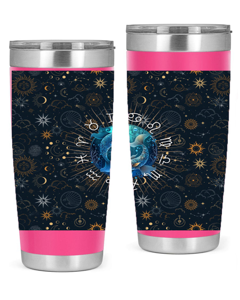 pisces Straight 366#- zodiac- Tumbler