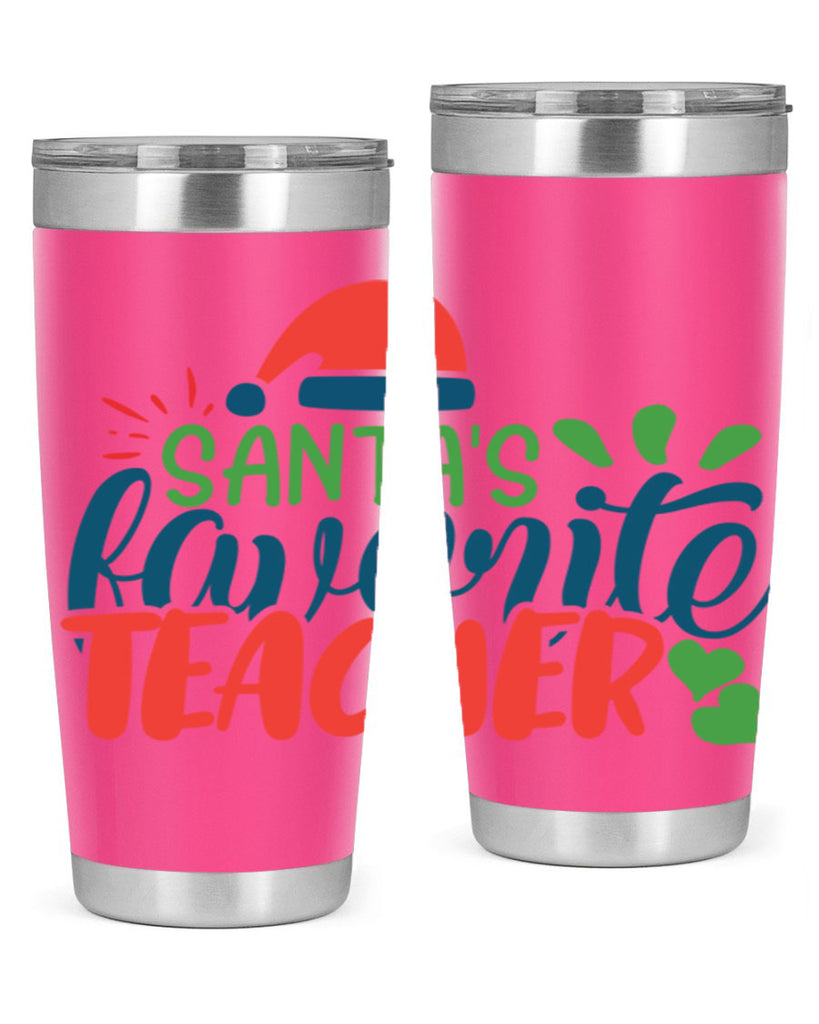 santas favorite teacher Style 151#- teacher- tumbler