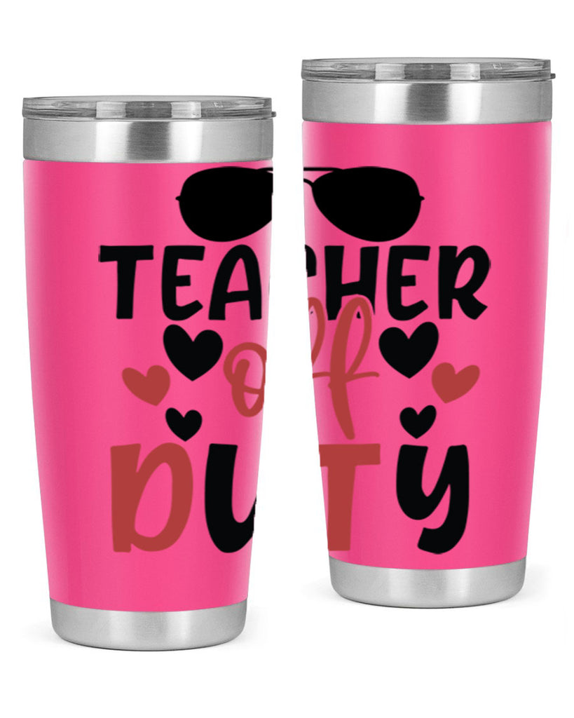 teacher off duty Style 205#- teacher- tumbler