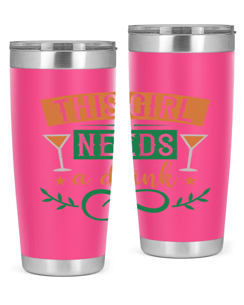 this girl needs a drink 1#- mardi gras- Tumbler