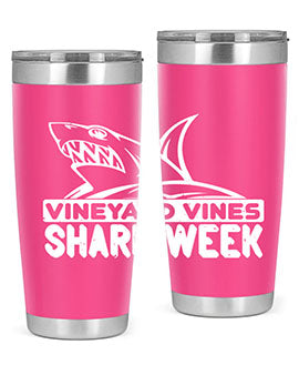 vineyard vines Shark Week Style 8#- shark  fish- Tumbler