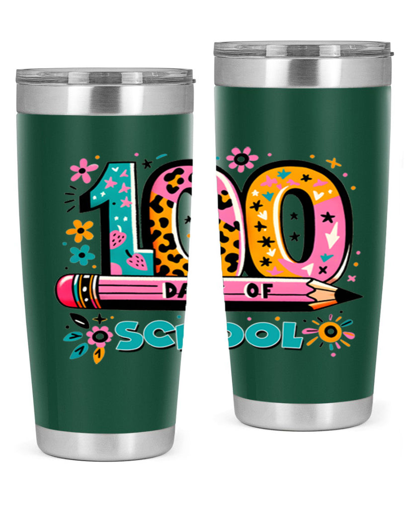100 days of school lighting 32#- 100 days of school- Tumbler