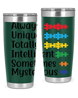 Always Unique Style 42#- autism- Tumbler