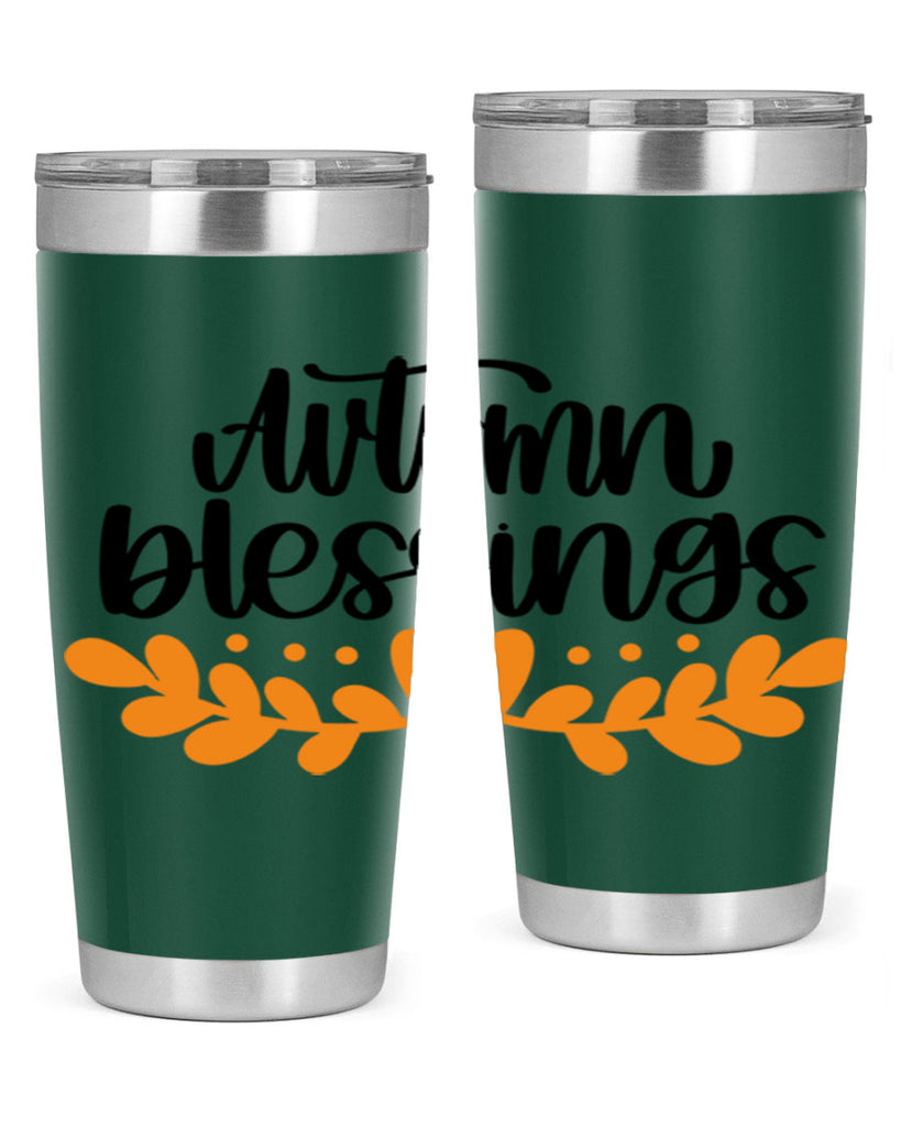 Autumn Blessings 472#- fall- Tumbler