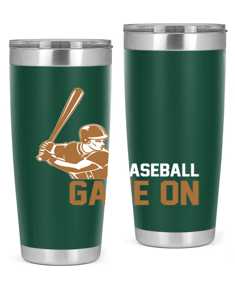 Baseball game 1446#- baseball- Tumbler