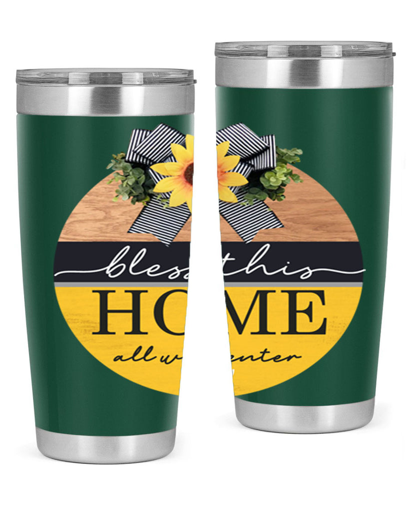 Bless this Home and all Mockup56#- spring- Tumbler