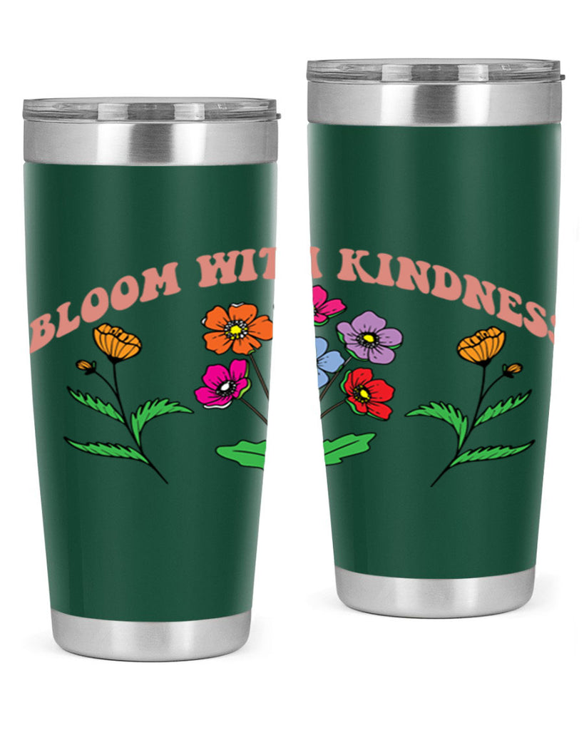 Bloom with Kindness  92#- spring- Tumbler