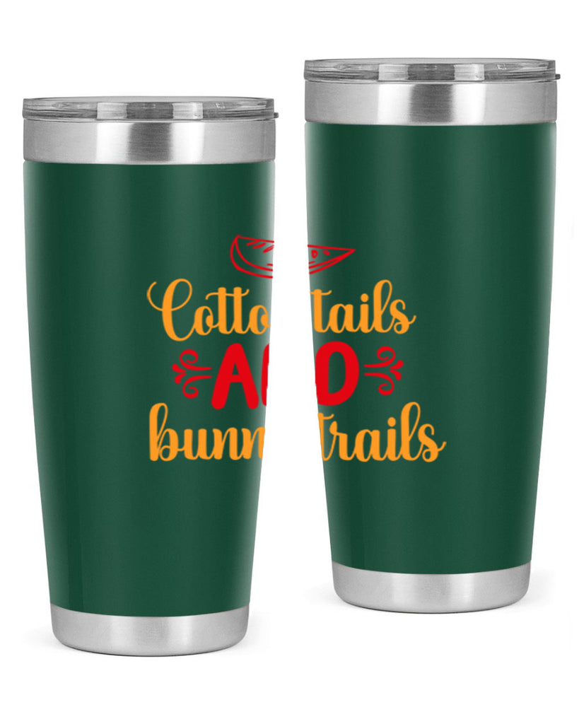 Cotton tails and bunny trails 111#- spring- Tumbler