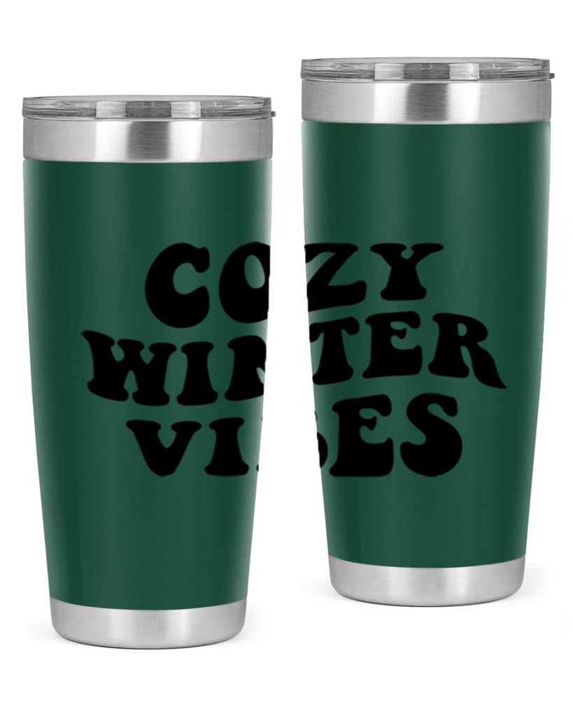 Cozy Winter Vibes 64#- winter- Tumbler