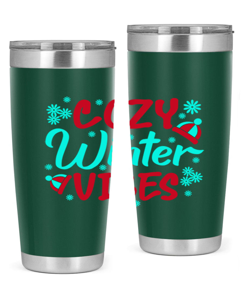 Cozy Winter Vibes Winter 83#- winter- Tumbler
