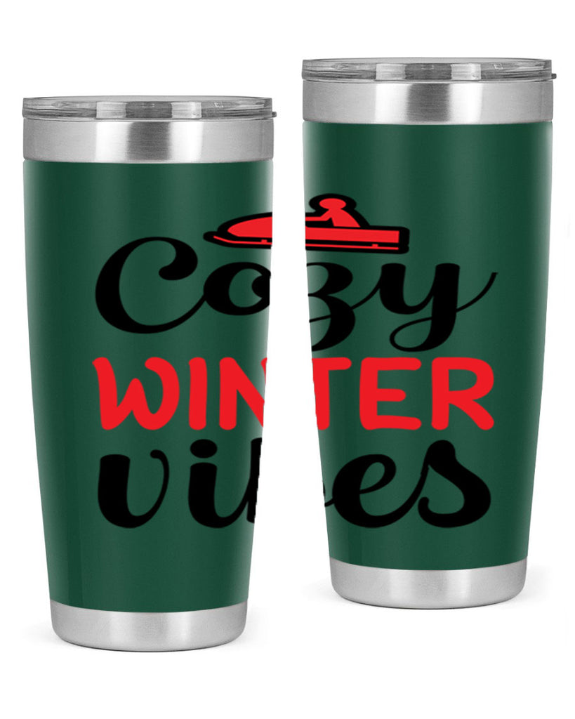 Cozy winter vibes 68#- winter- Tumbler