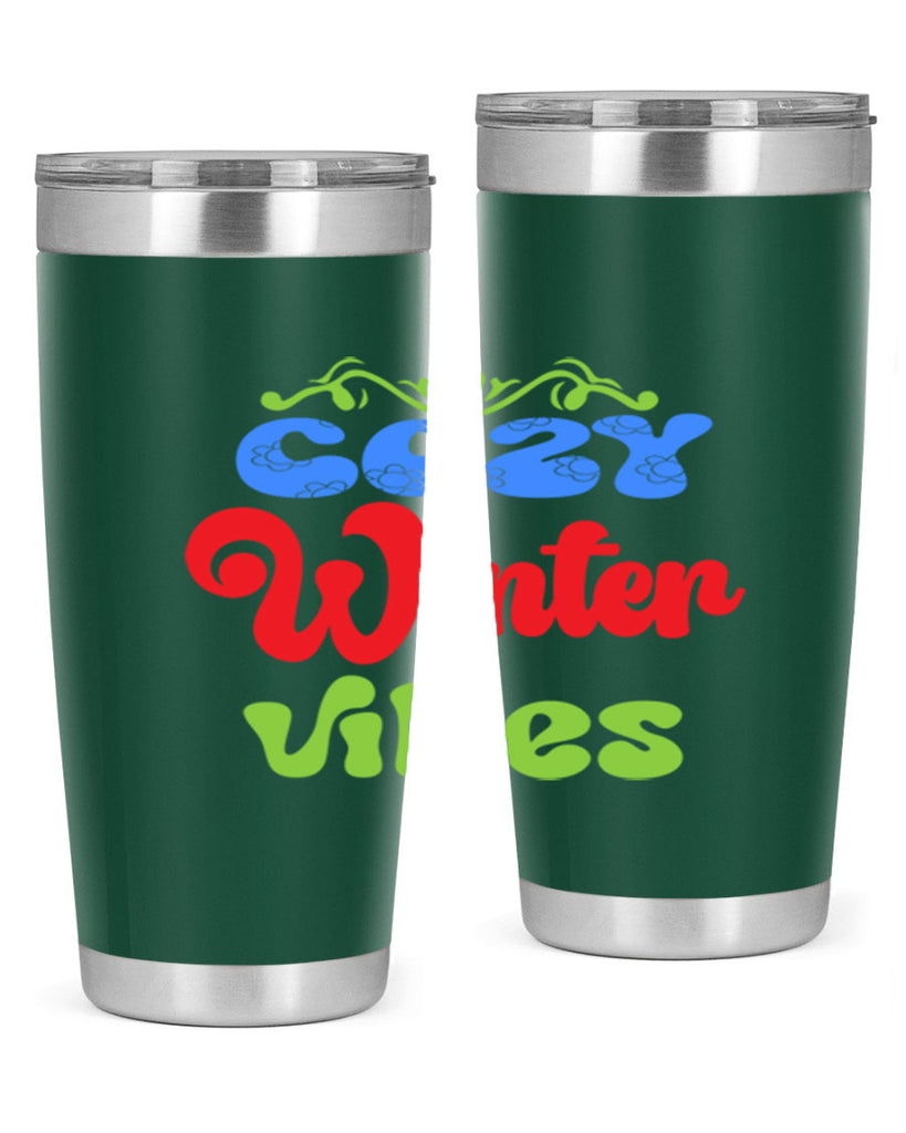Cozy winter vibes 75#- winter- Tumbler