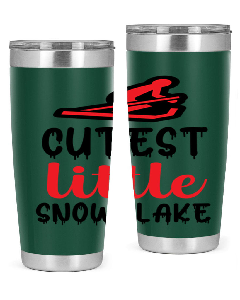 Cutest little snowflake 87#- winter- Tumbler