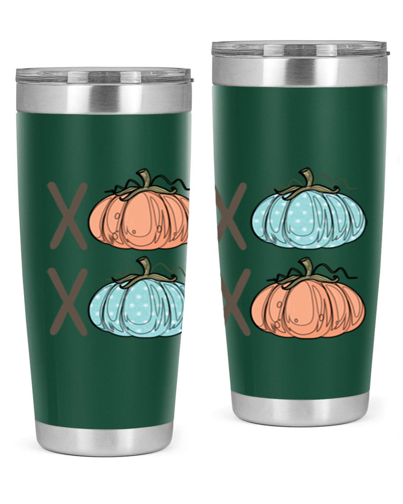 Fall Pumpkin XOXO 129#- fall- Tumbler