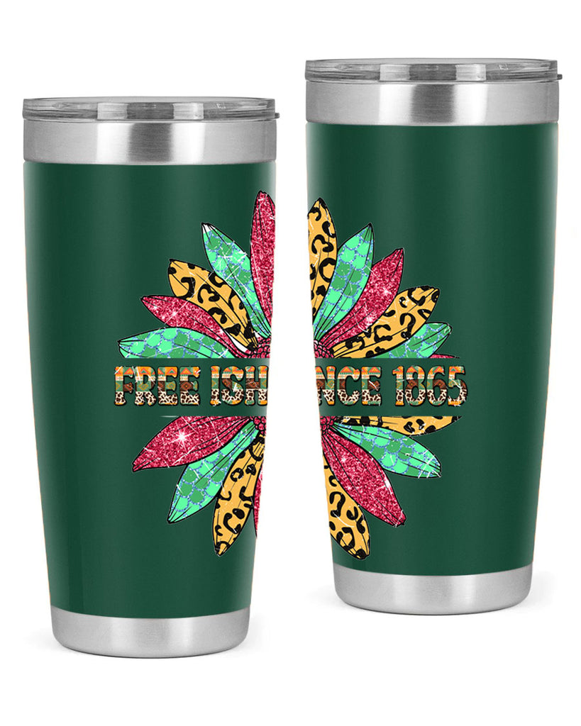 Freeish Since 1865 Sunflower Juneteenth 15#- Juneteenth- tumbler
