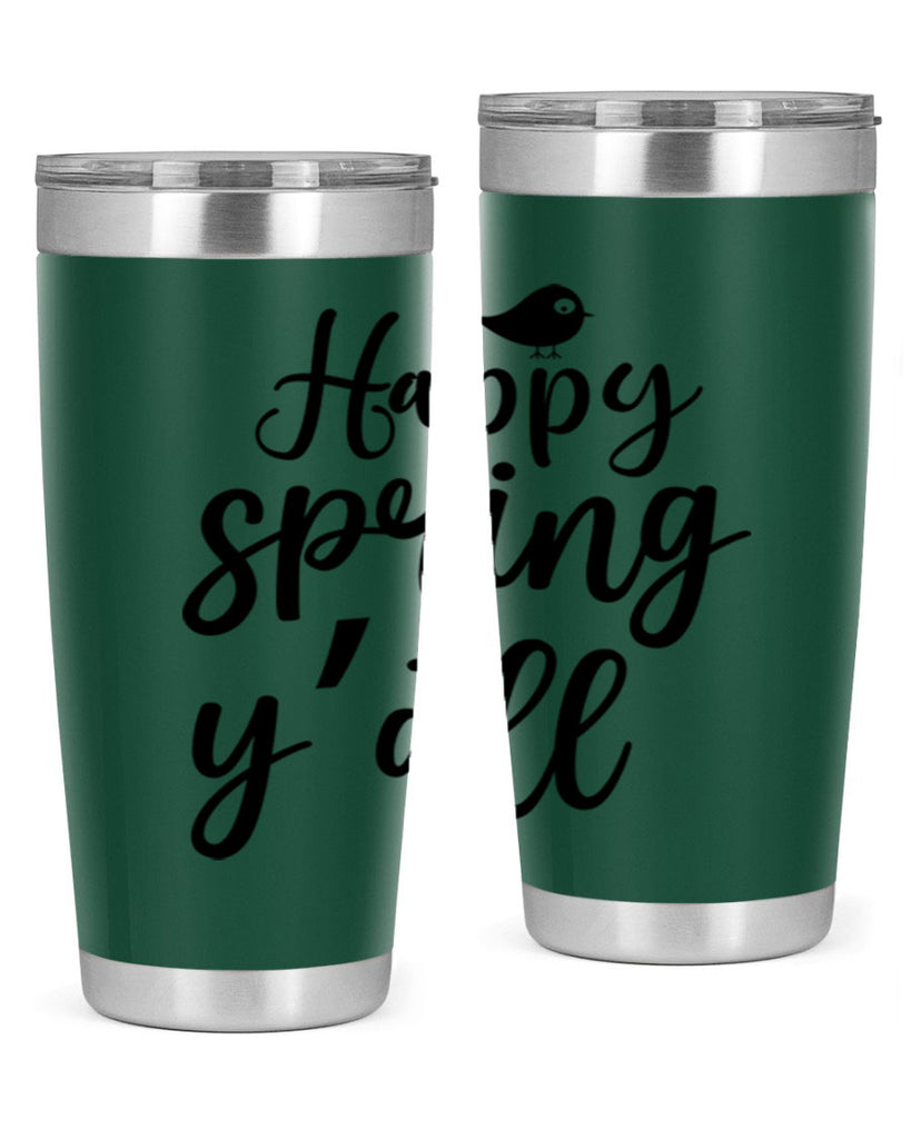 Happy Spring Y'all 167#- spring- Tumbler