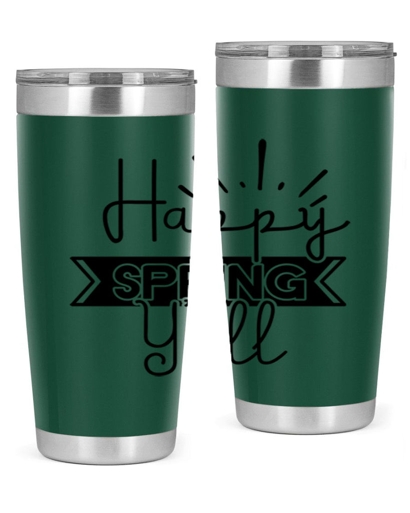 Happy Spring Yall173#- spring- Tumbler