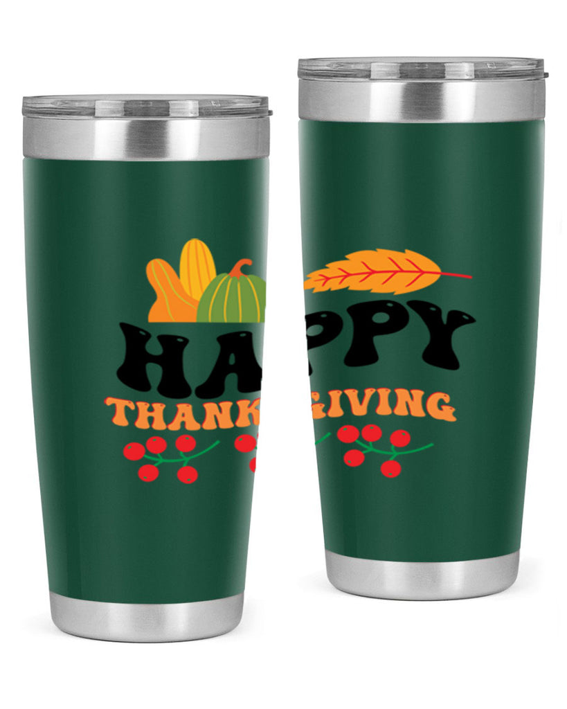 Happy Thanksgiving 251#- fall- Tumbler