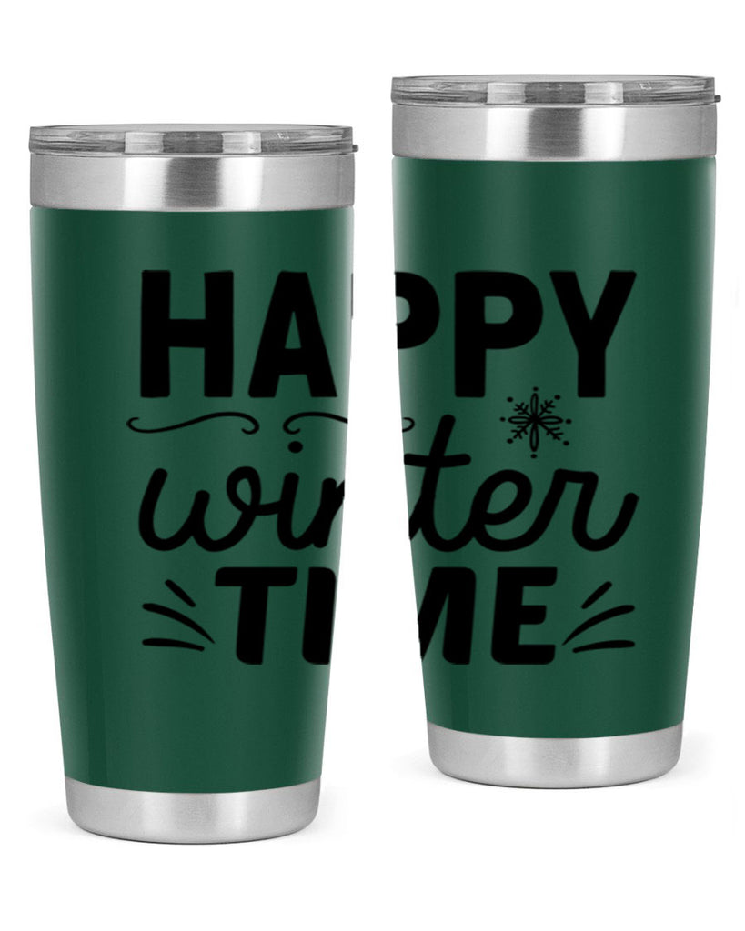 Happy Winter Time134#- winter- Tumbler