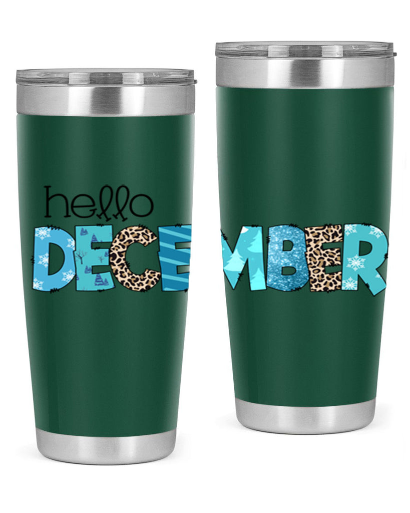 Hello December 187#- winter- Tumbler