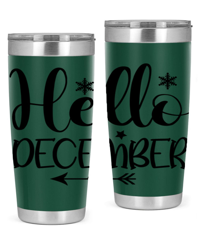 Hello December161#- winter- Tumbler